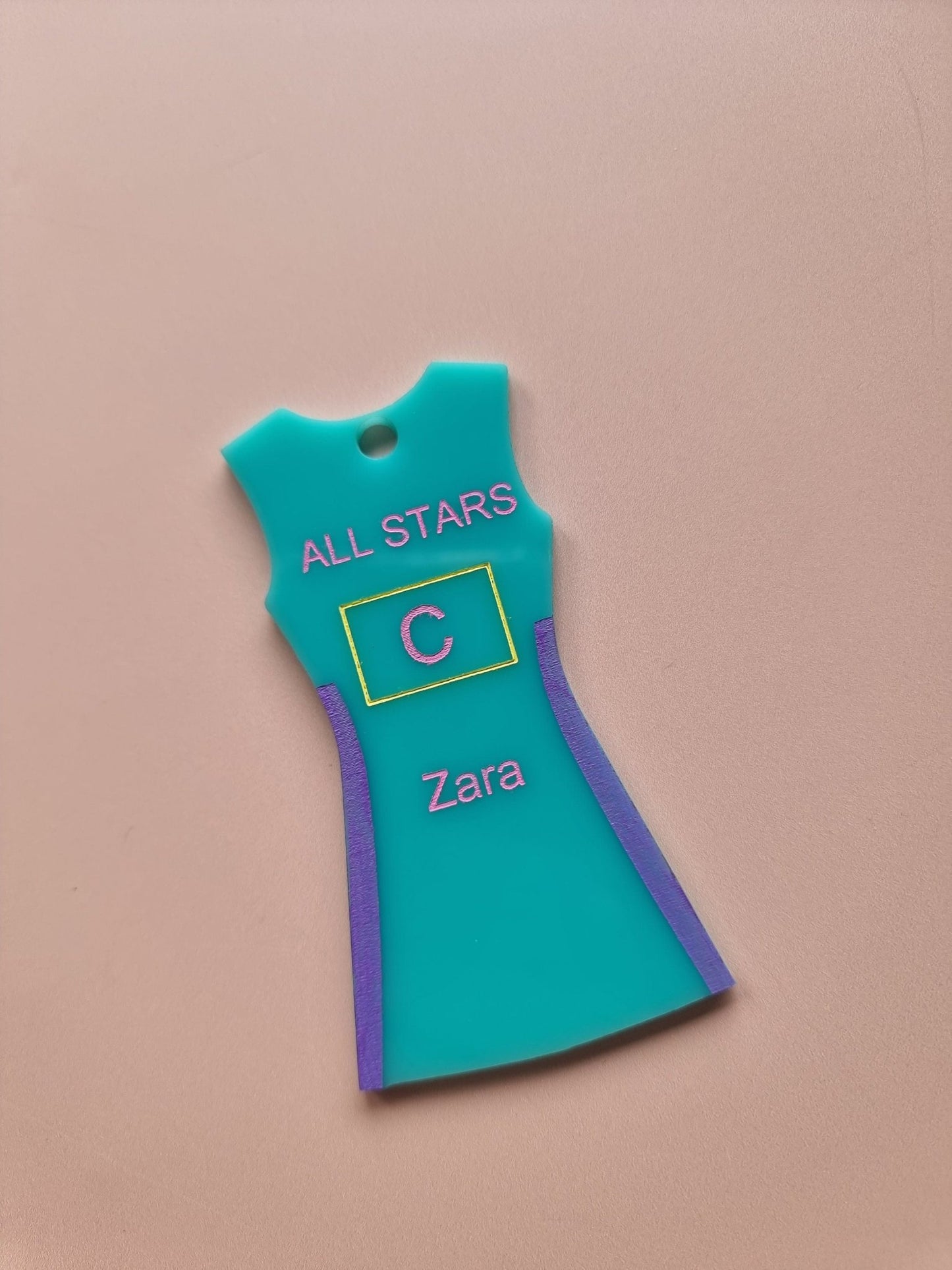 netball_keyring - sunniecreations