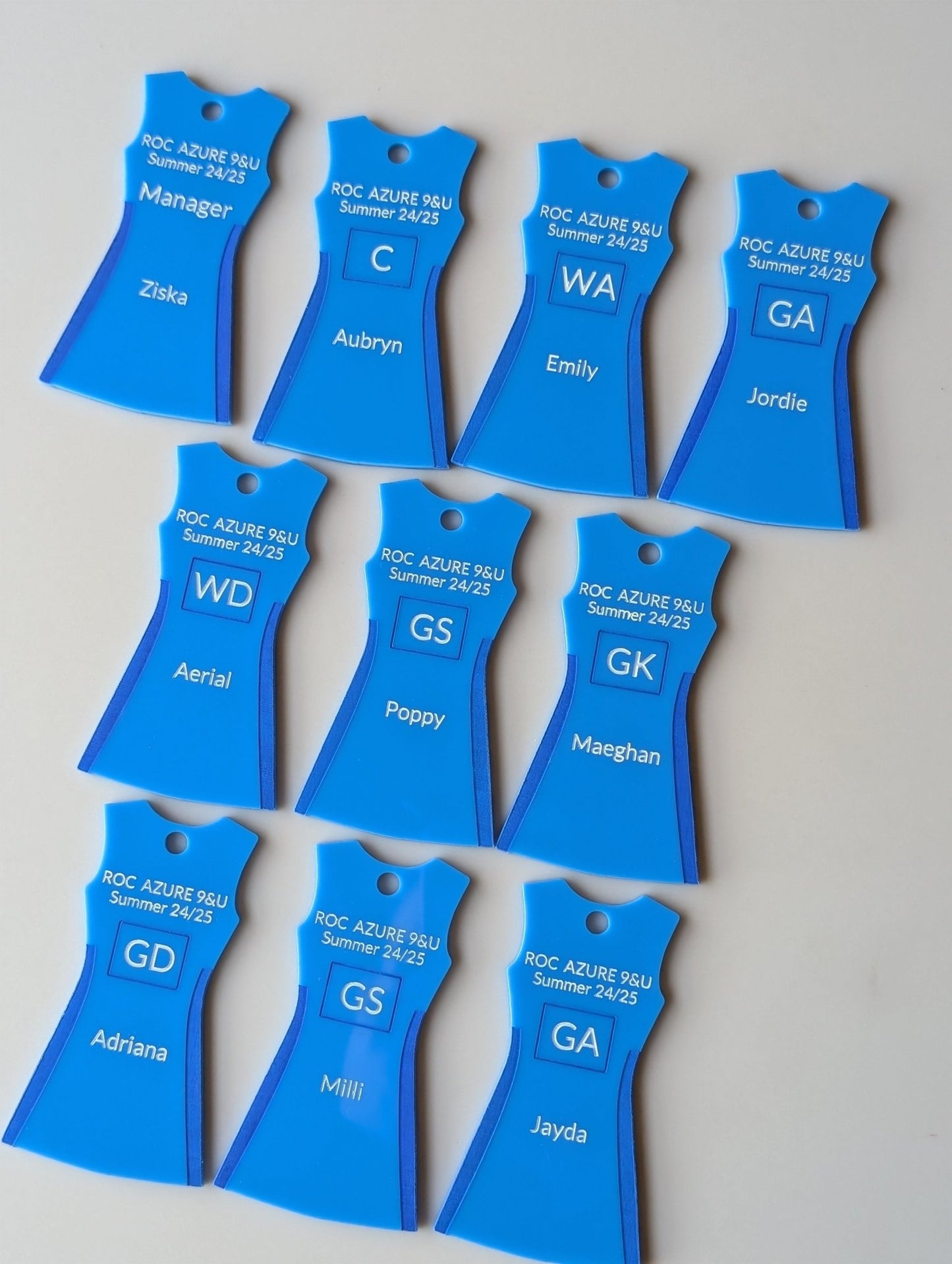 netball_keyring - sunniecreations