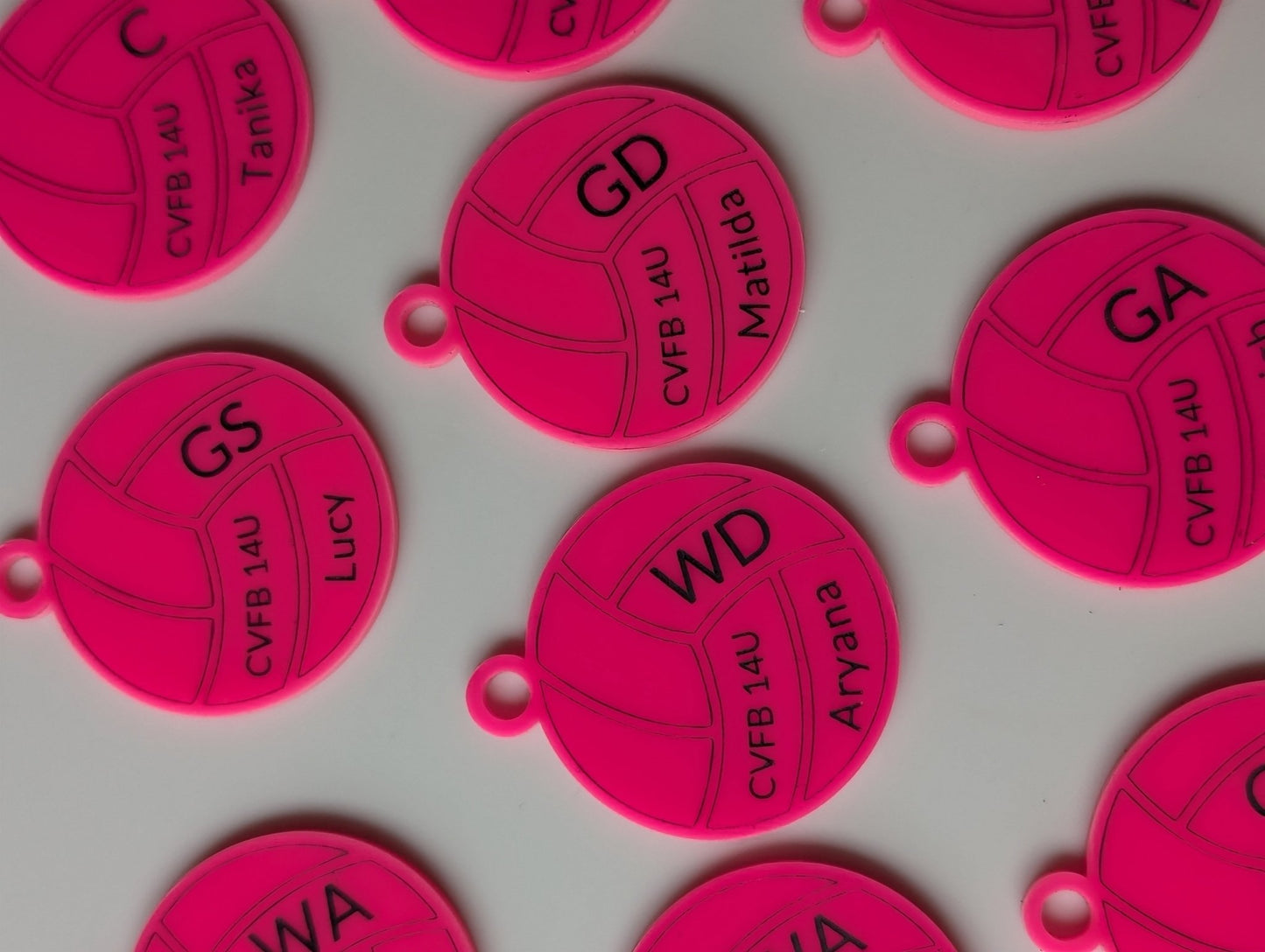 netball_keyring - sunniecreations