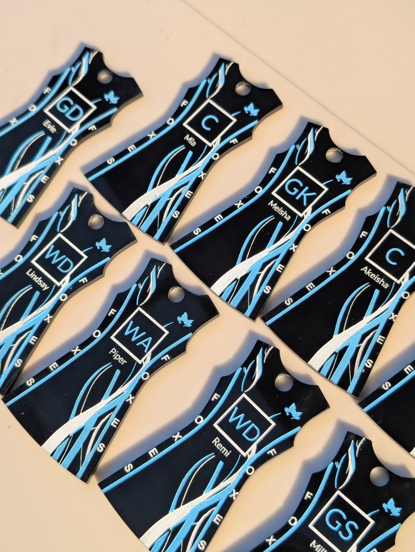 netball_keyring - sunniecreations