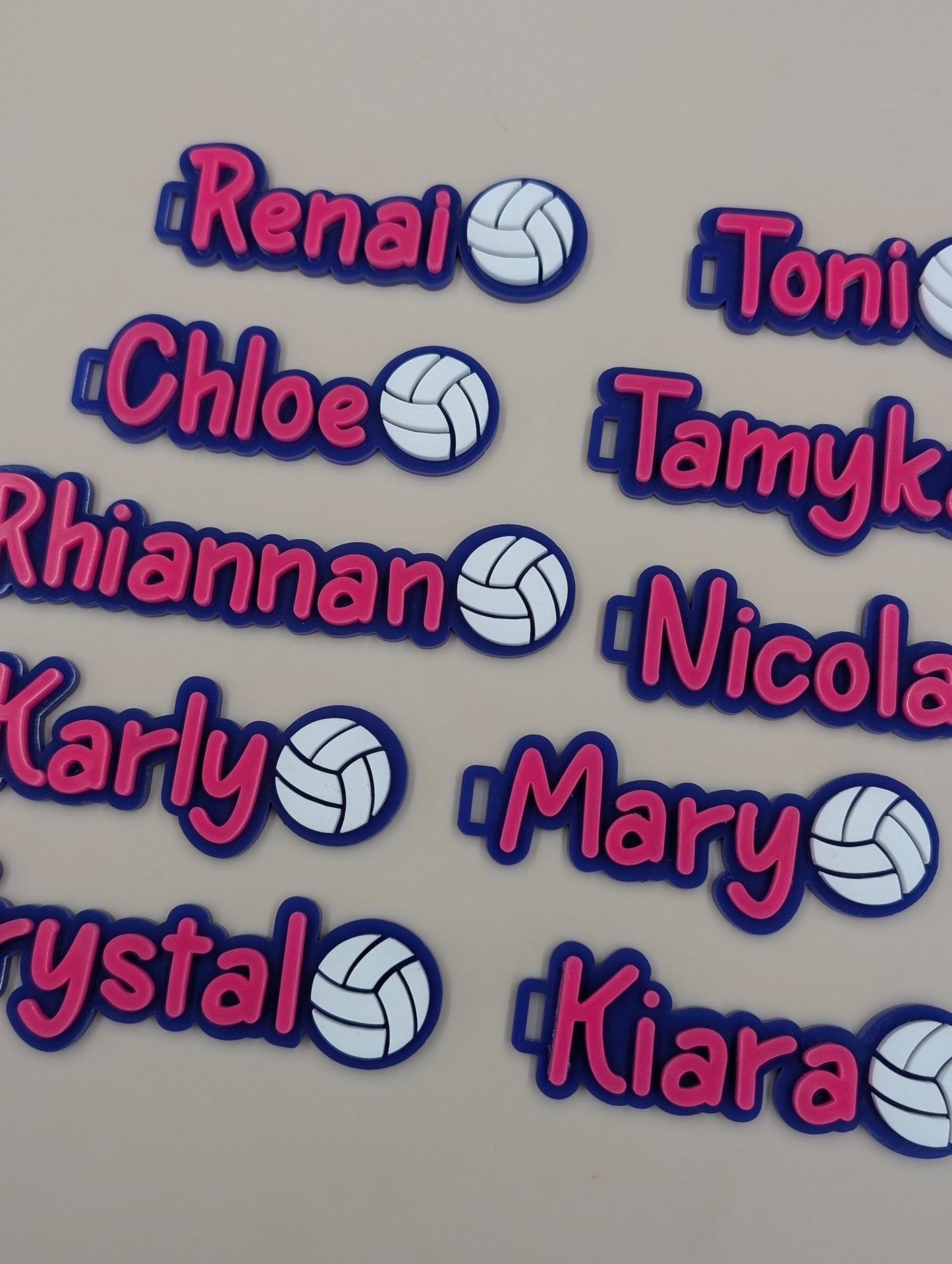 netball_keyring - sunniecreations