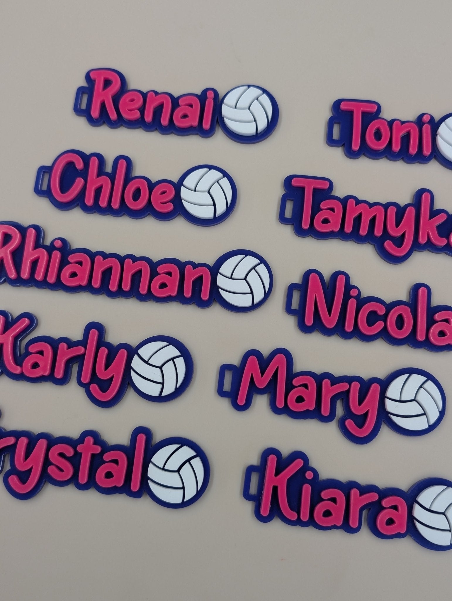 netball_keyring - sunniecreations