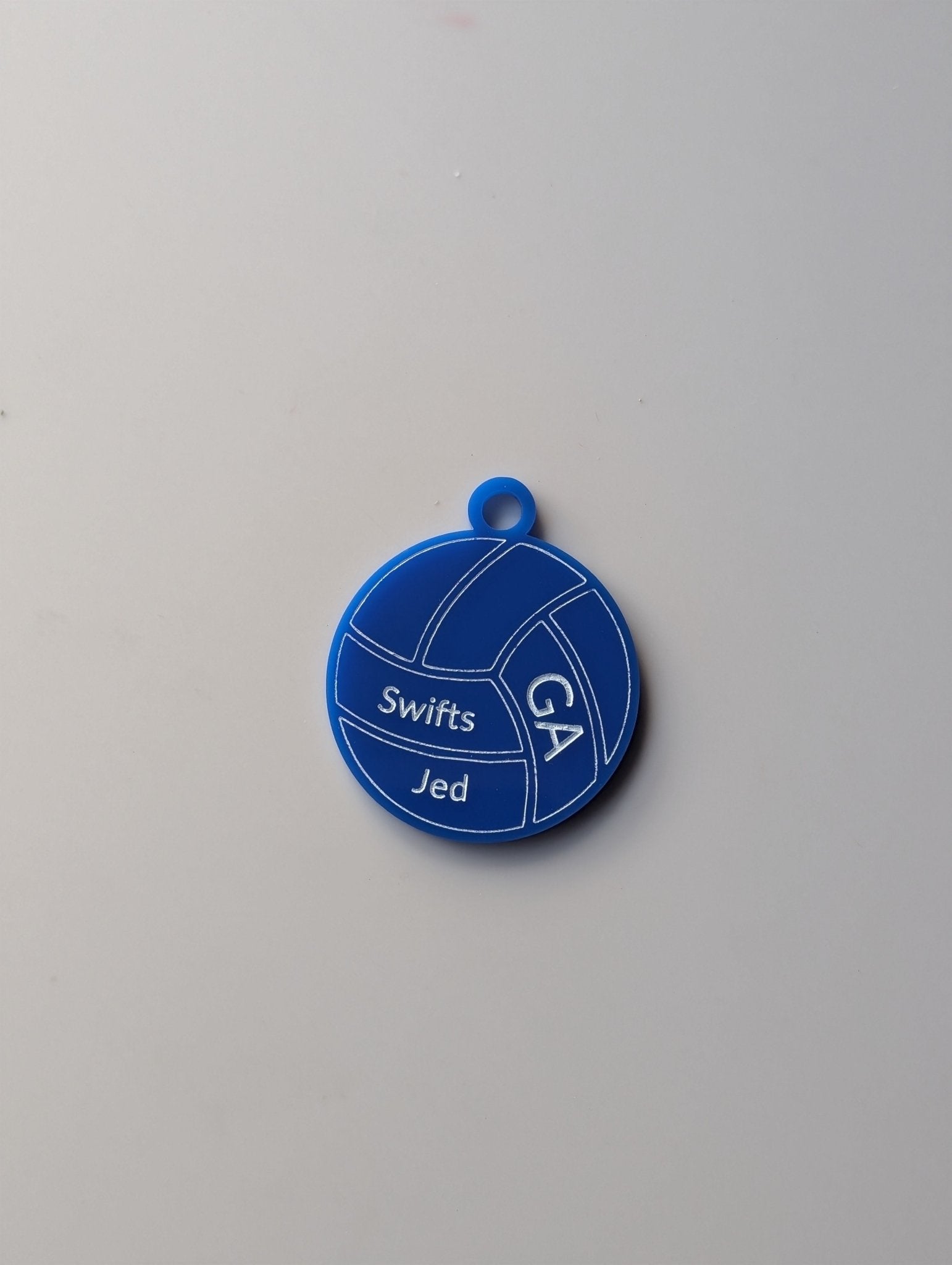 netball_keyring - sunniecreations