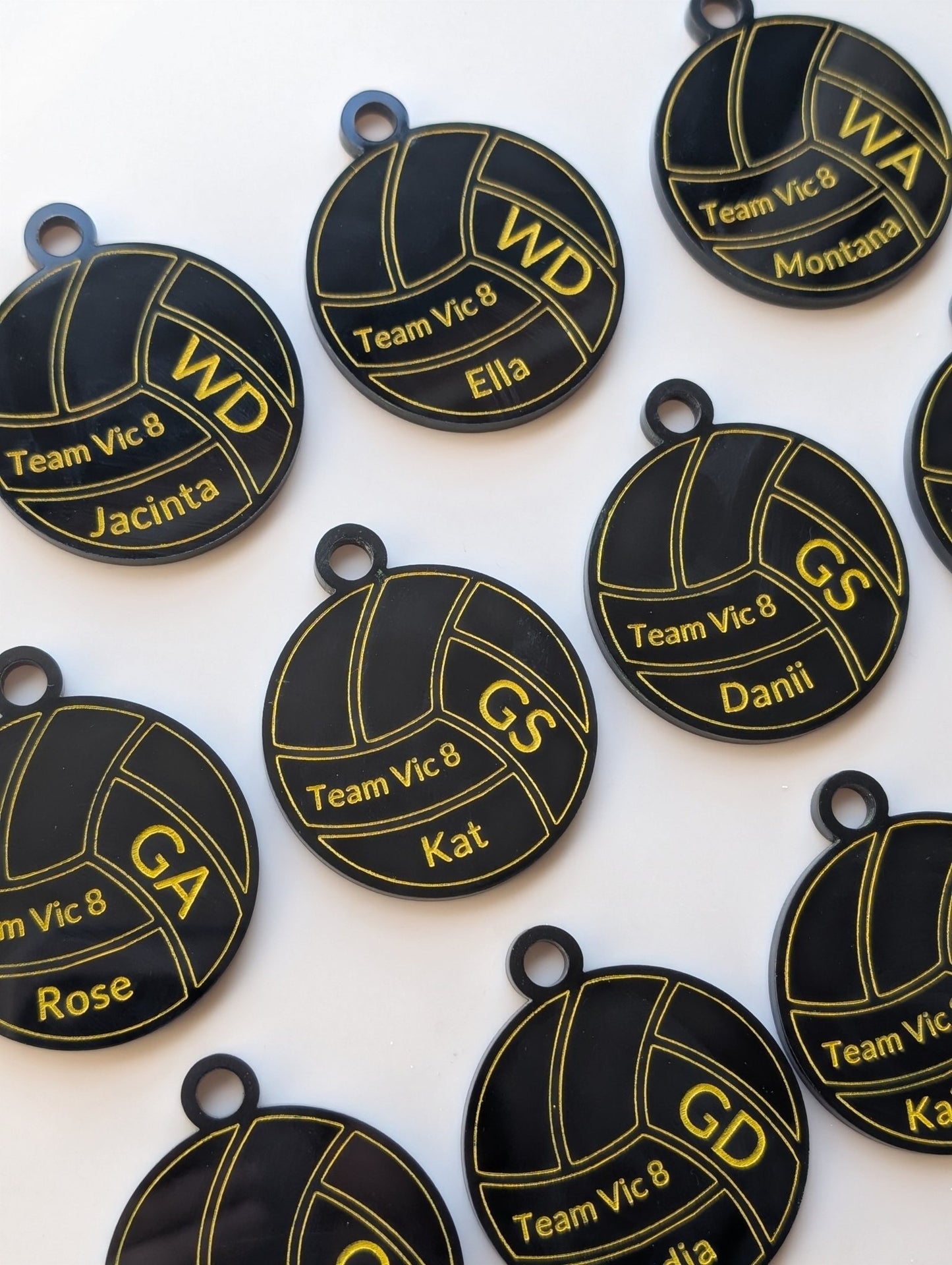 netball_keyring - sunniecreations