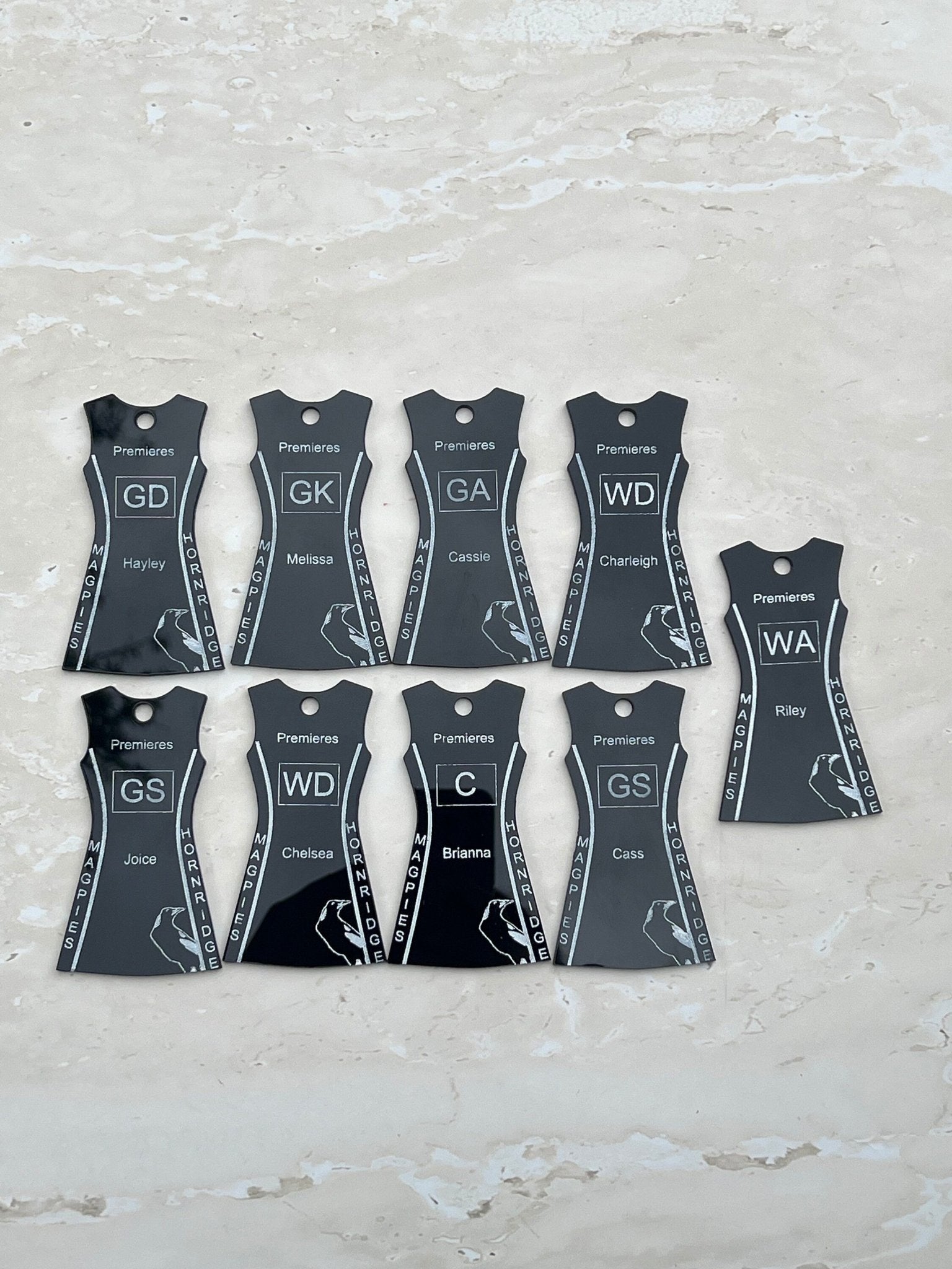 netball_keyring - sunniecreations