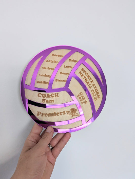 netball_keyring - sunniecreations