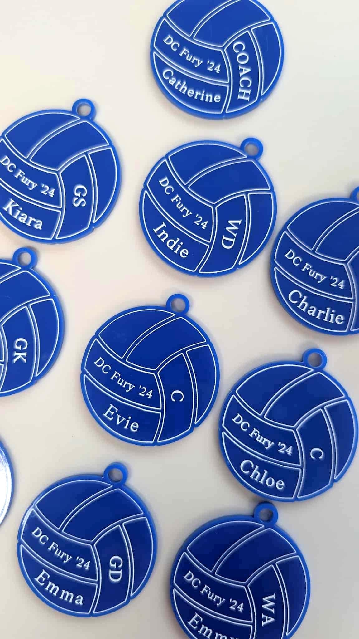 netball_keyring - sunniecreations