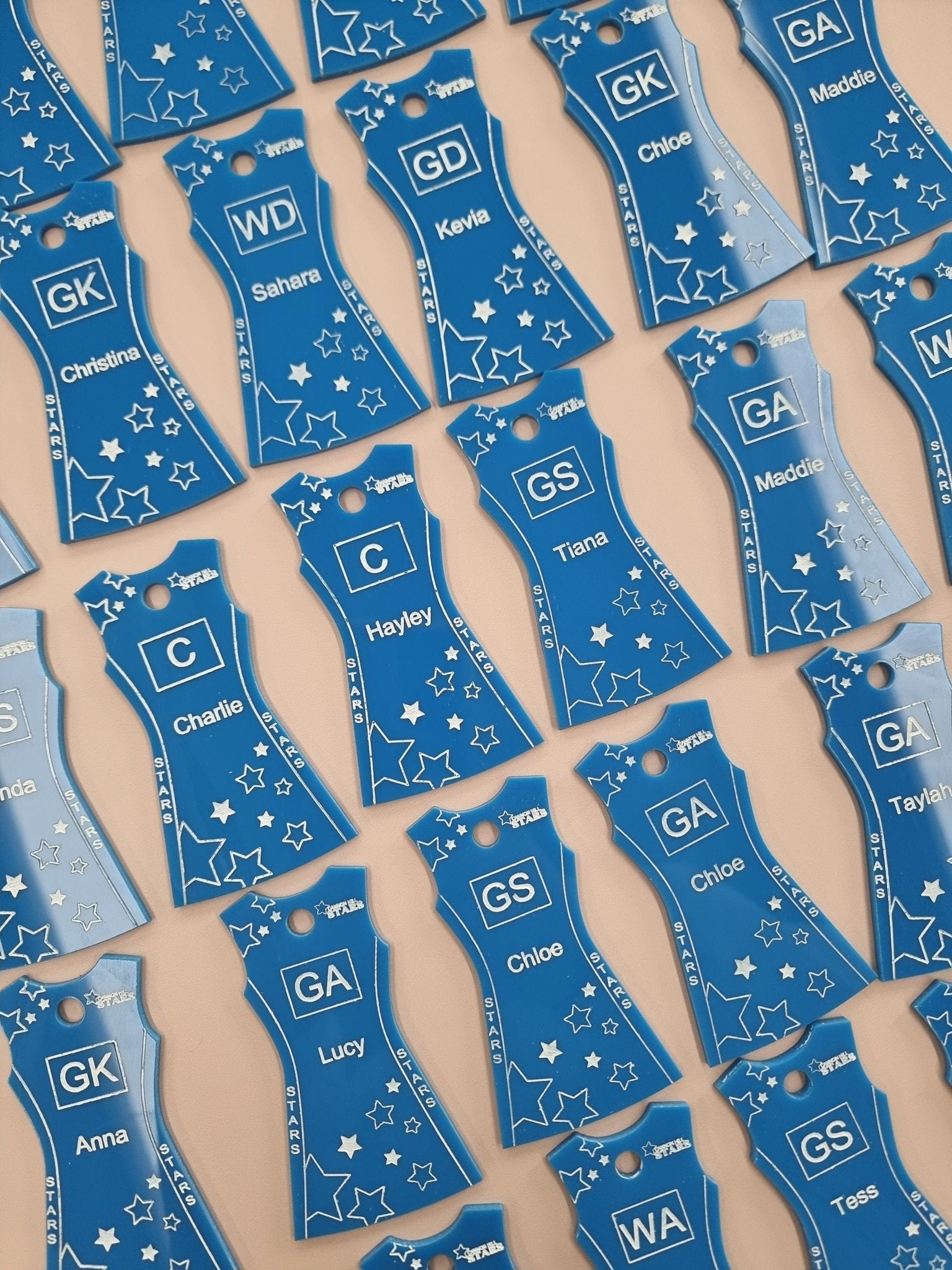 netball_keyring - sunniecreations