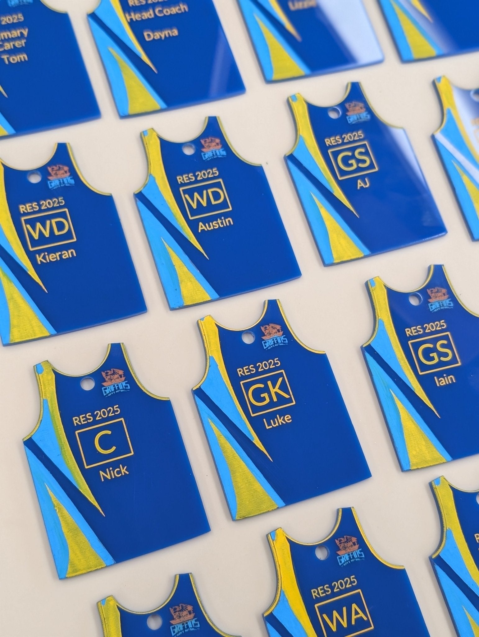 netball_keyring - sunniecreations