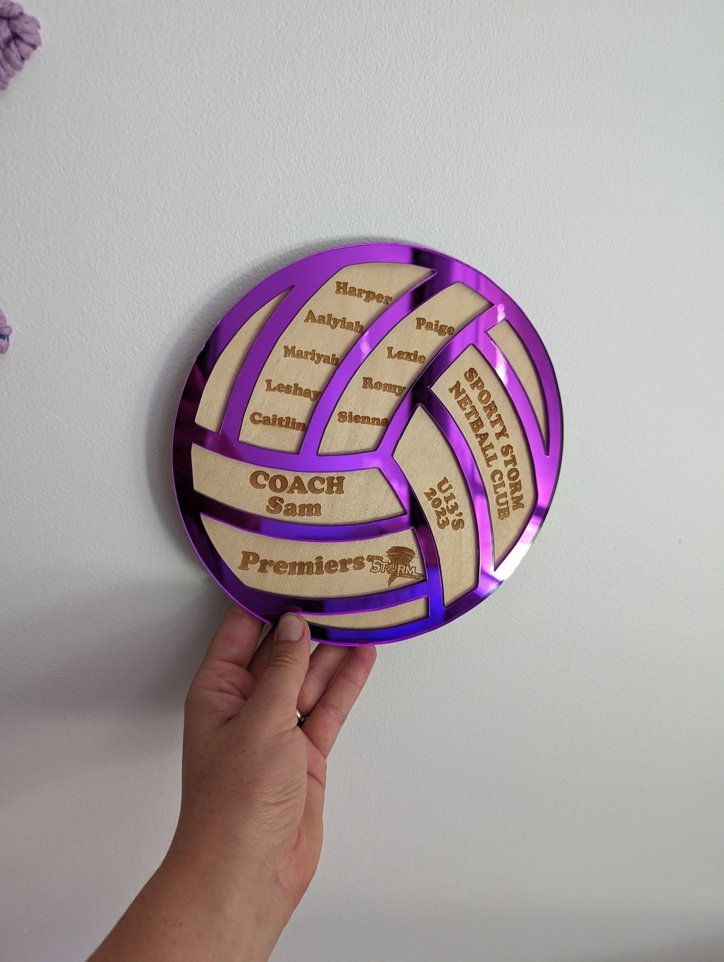 netball_keyring - sunniecreations
