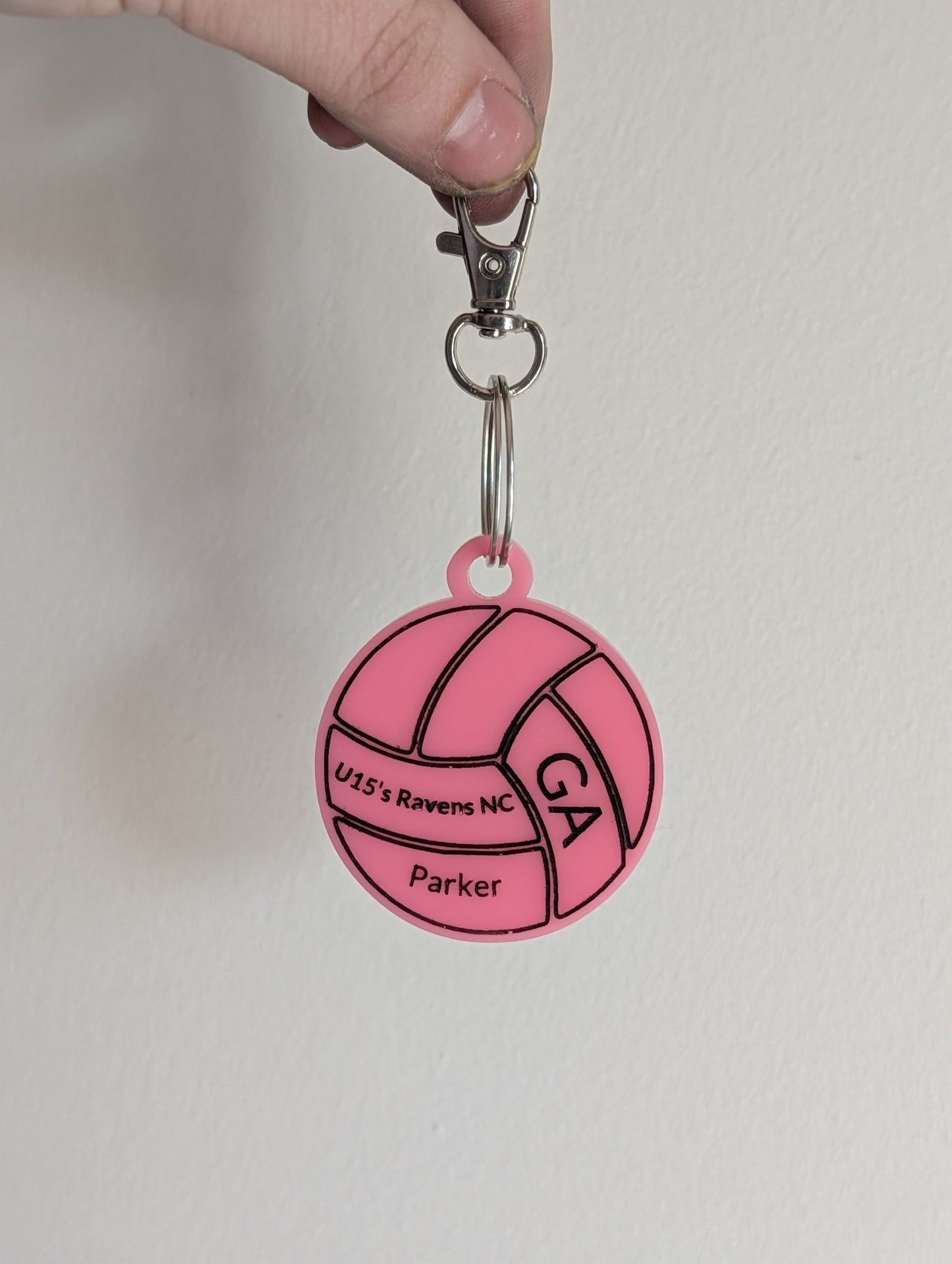 netball_keyring - sunniecreations