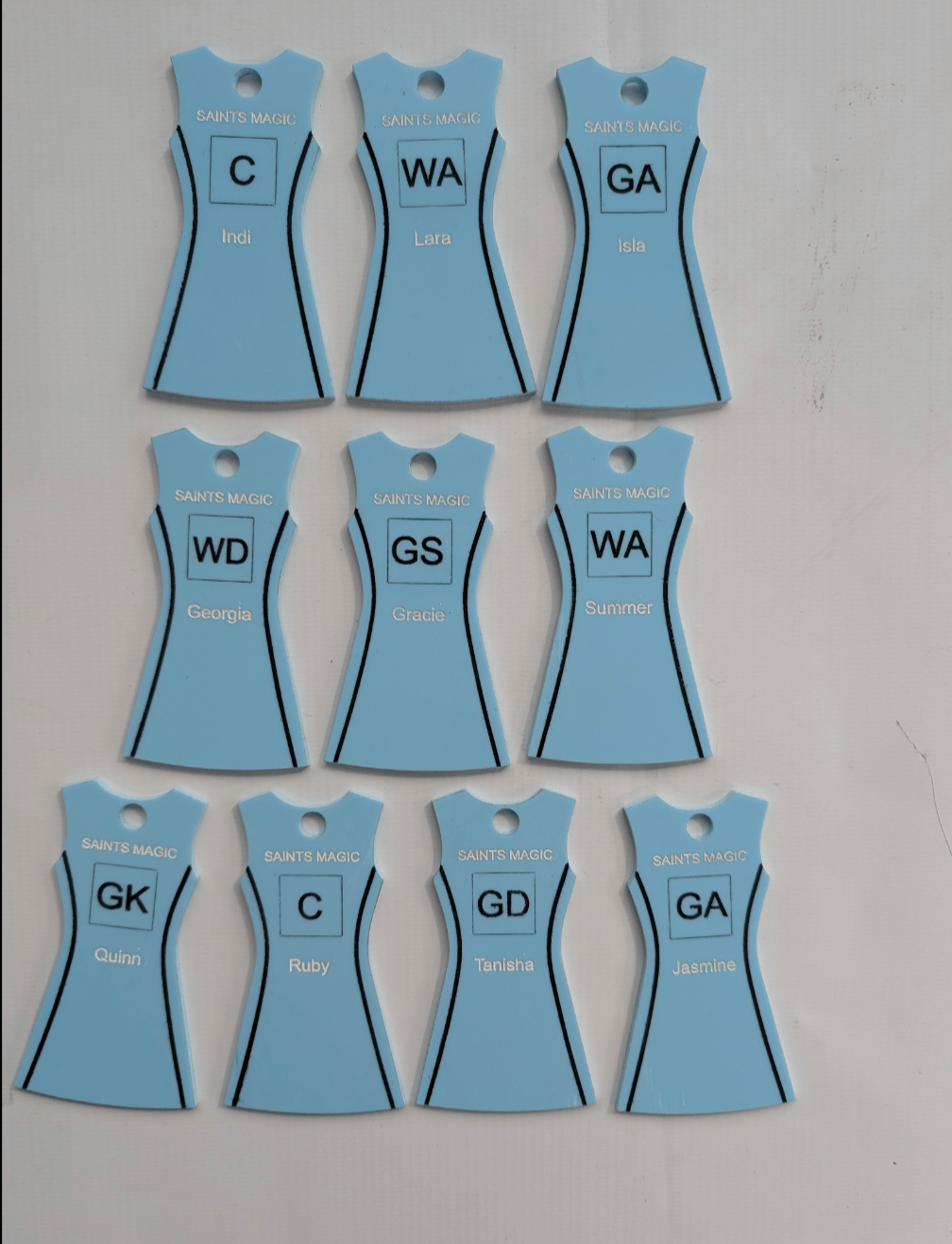 netball_keyring - sunniecreations