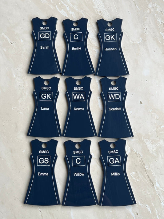 netball_keyring - sunniecreations