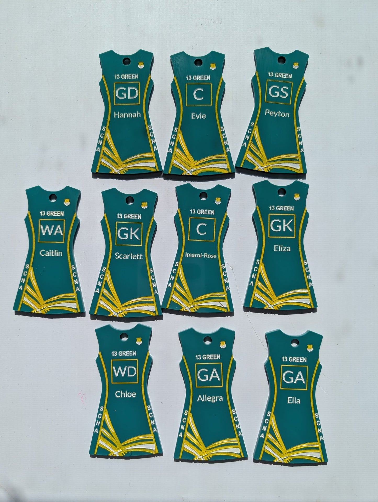 netball_keyring - sunniecreations