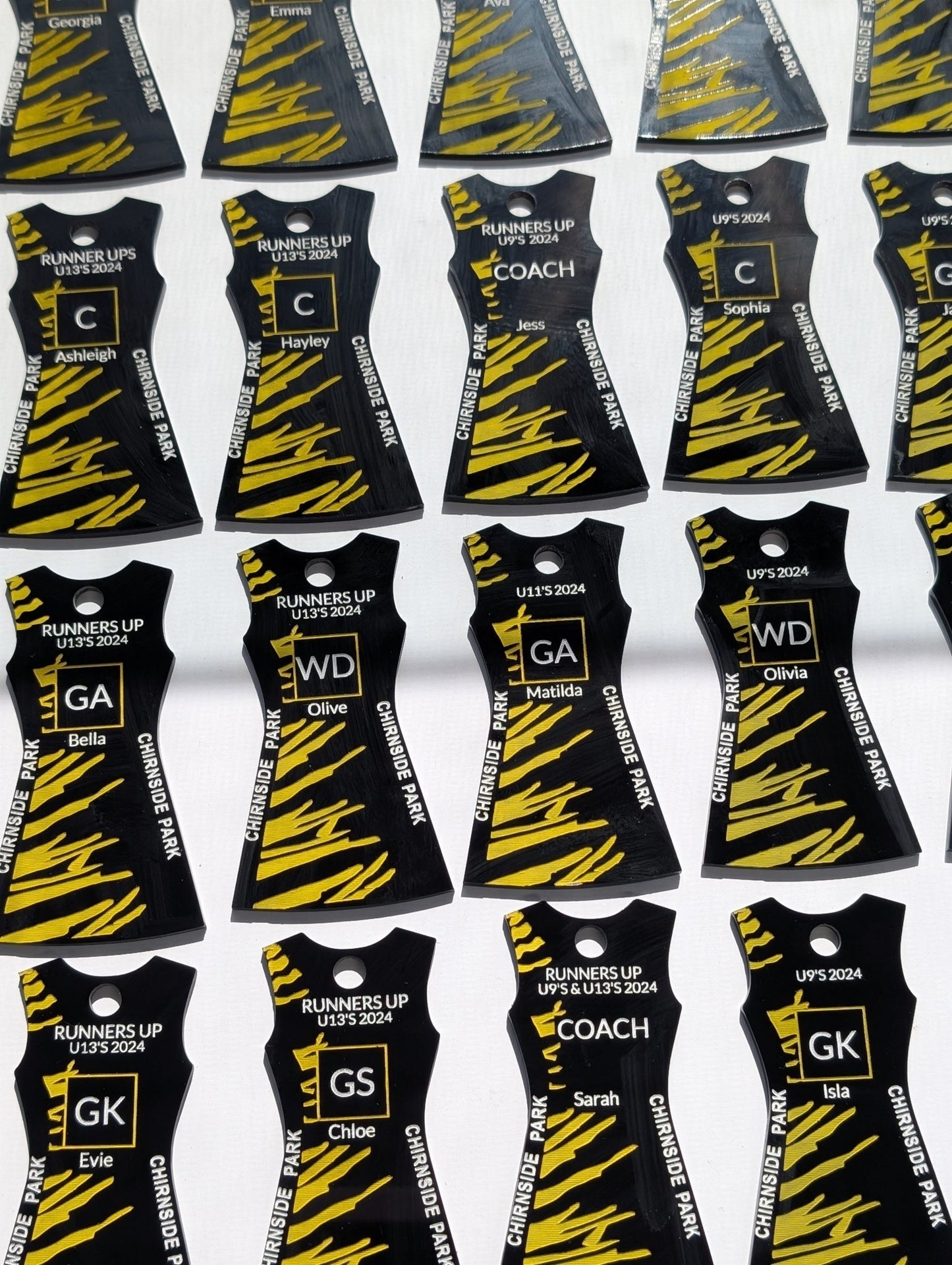 netball_keyring - sunniecreations