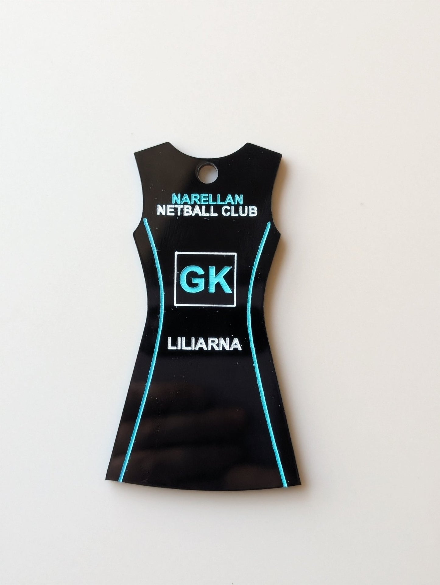 netball_keyring - sunniecreations