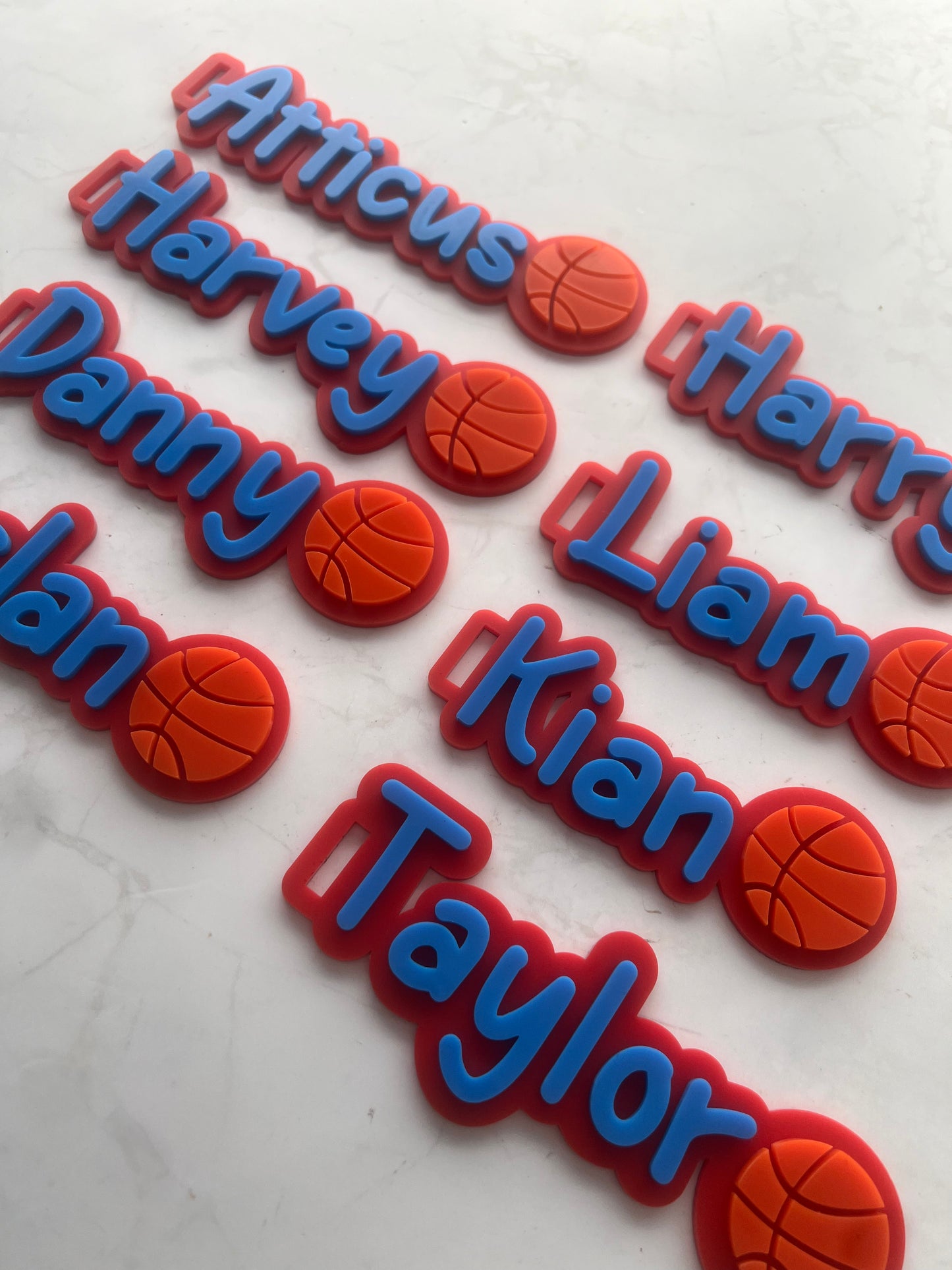 Basketball Name Keyring / bag tag